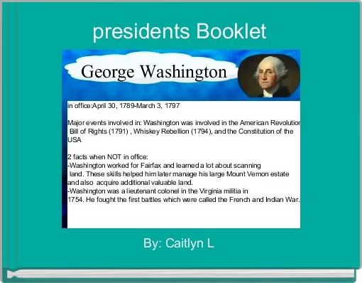 presidents Booklet 
