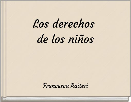 Front cover of 'Los derechos de los niños' 
