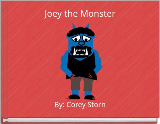 Front cover of 'Joey the Monster' 