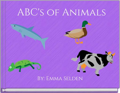 Front cover of 'ABC's of Animals' 