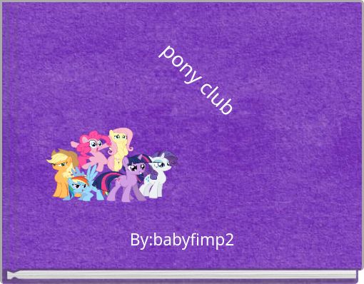 Book Cover for: pony club