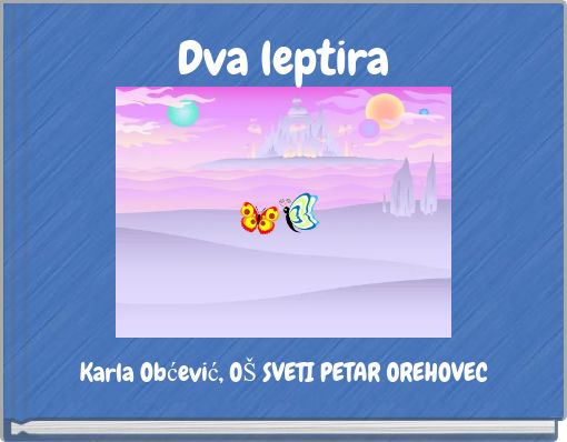 Dva leptira