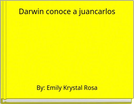 Front cover of 'Darwin conoce a juancarlos' 