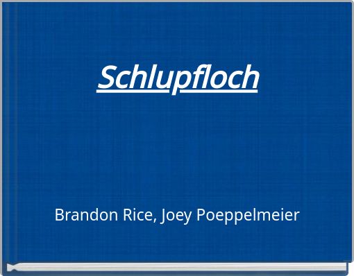 Front cover of 'Schlupfloch' 