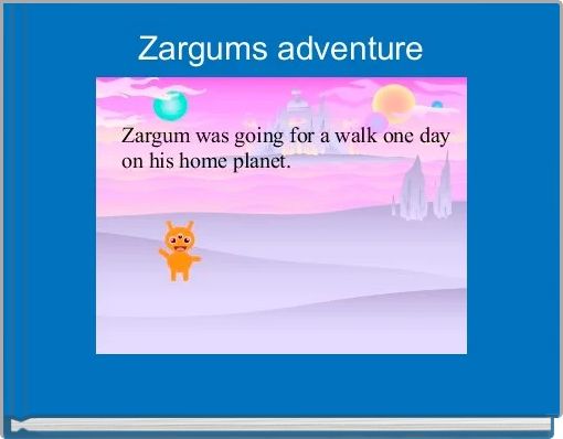 Front cover of 'Zargums adventure' 
