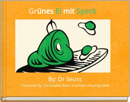 Grünes Ei mit Speck