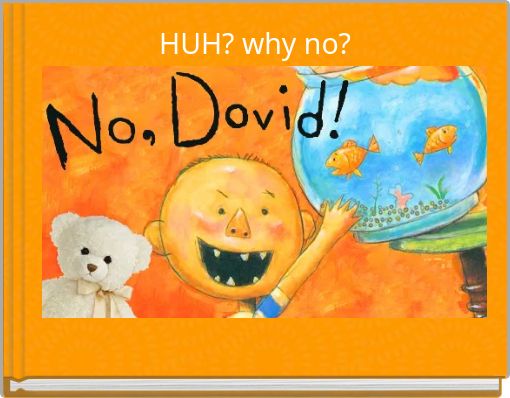 Front cover of 'HUH? why no?' 