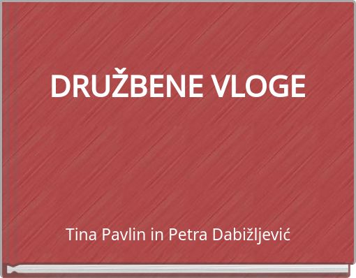 DRUŽBENE VLOGE