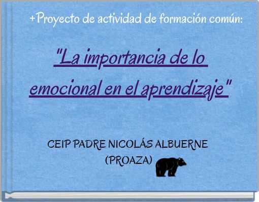 +Proyecto de actividad de formación común: