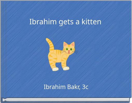 Ibrahim gets a kitten