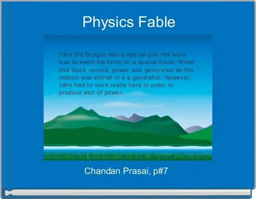 Front cover of 'Physics Fable' 