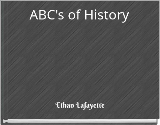 Front cover of 'ABC's of History' 