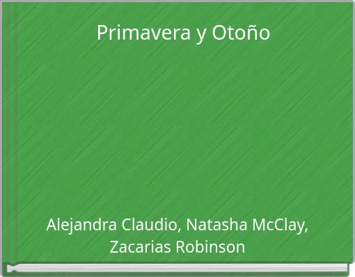 Front cover of 'Primavera y Otoño' 