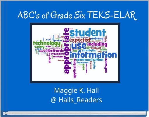 Front cover of 'ABC's of Grade Six TEKS-ELAR' 