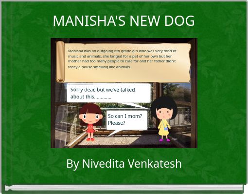 Front cover of 'MANISHA'S NEW DOG' 