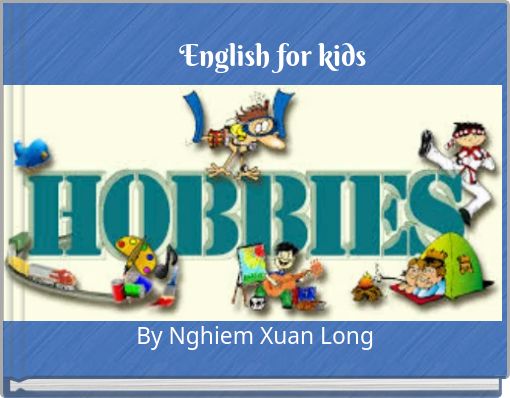 Front cover of 'English for kids' 