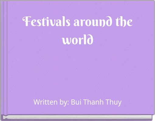 Front cover of 'Festivals around the world' 