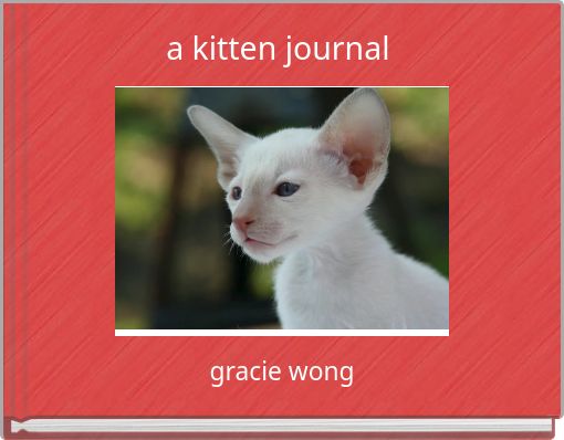 a kitten journal