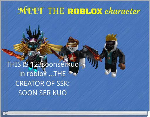 Front cover of 'MEET  THE ROBLOX character' 