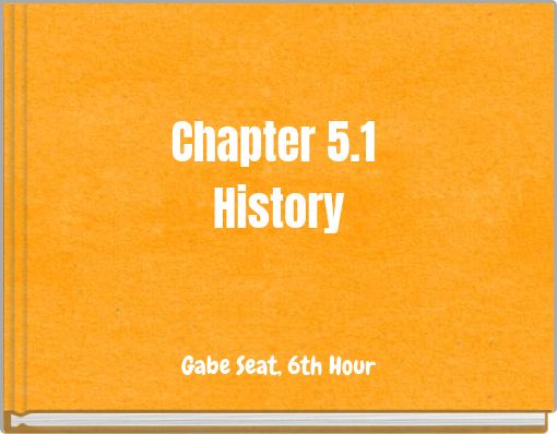 Chapter 5.1 History