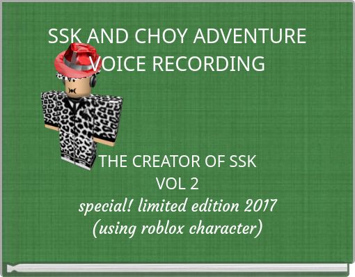 Front cover of 'SSK AND CHOY ADVENTURE VOICE RECORDING' 