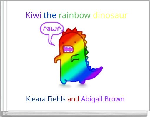 Kiwi the rainbow dinosaur