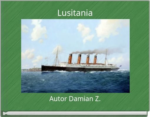 Front cover of 'Lusitania' 