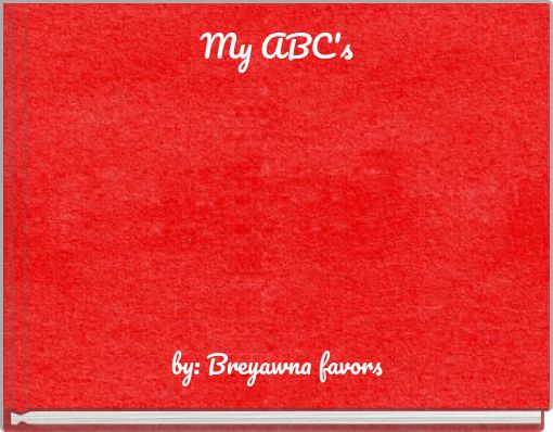 Front cover of 'My ABC's' 