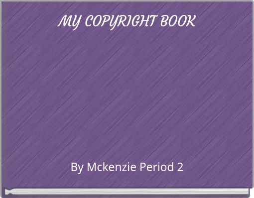 MY COPYRIGHT BOOK
