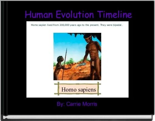 Human Evolution Timeline