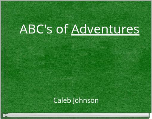 Front cover of 'ABC's of Adventures' 
