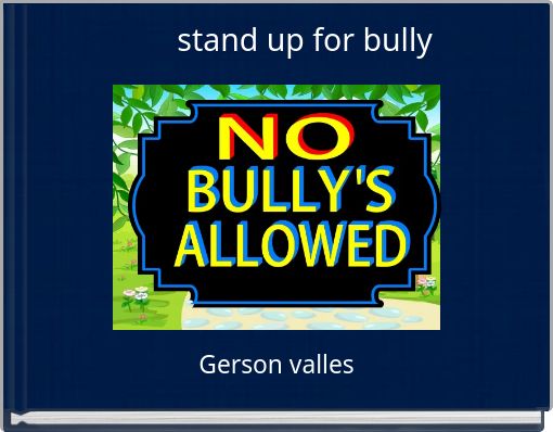 Book Cover for: stand up for bully