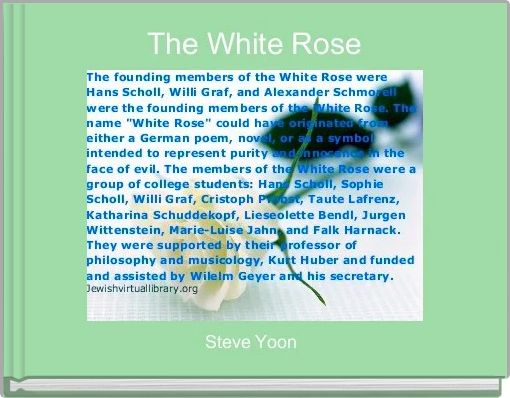Front cover of 'The White Rose' 