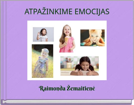 Book Cover for: ATPAŽINKIME EMOCIJAS