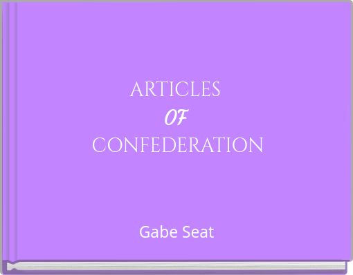 ARTICLES OF CONFEDERATION