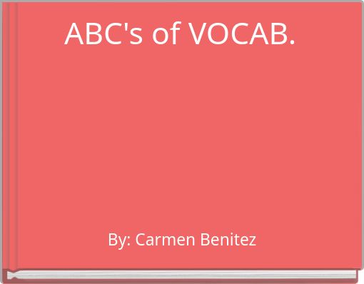 ABC's of VOCAB.