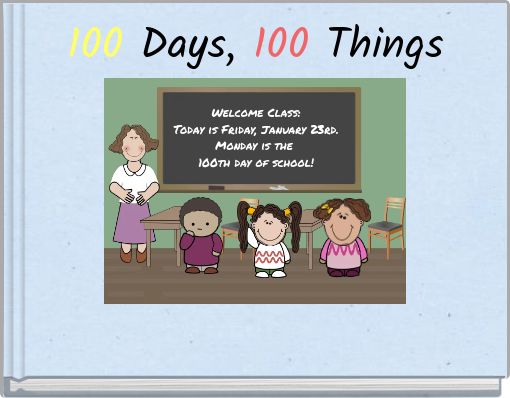 Front cover of '100 Days, 100 Things' 