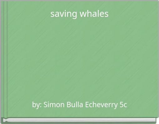 saving whales