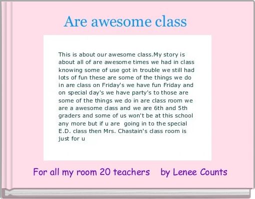 Are awesome class 