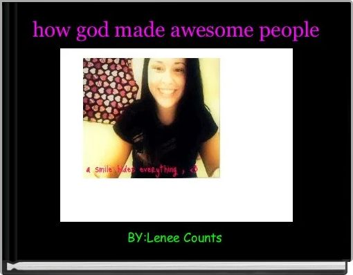 Front cover of 'how god made awesome people' 