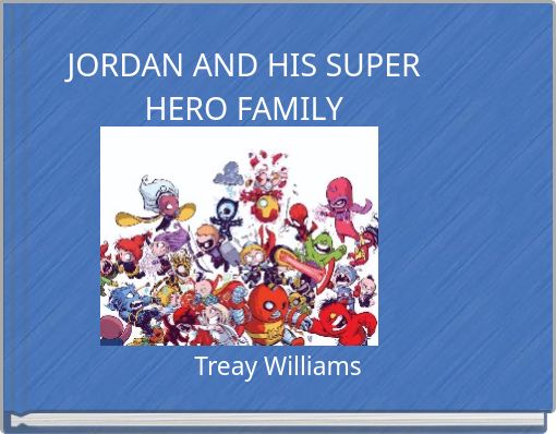 Front cover of 'JORDAN AND HIS SUPER HERO FAMILY' 