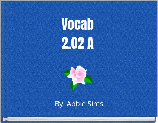 Vocab 2.02 A