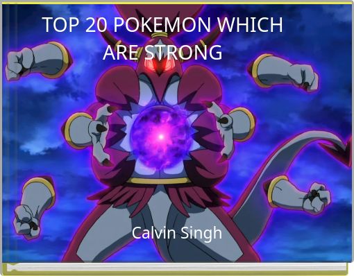 Front cover of 'TOP 20 POKEMON WHICH ARE STRONG' 