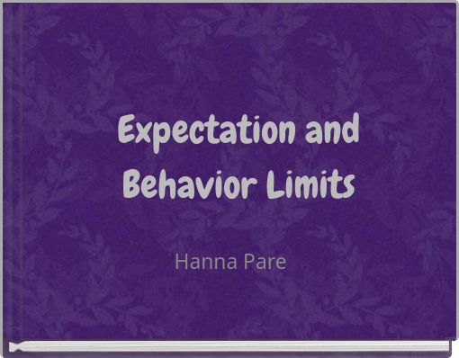 Front cover of 'Expectation and Behavior Limits' 