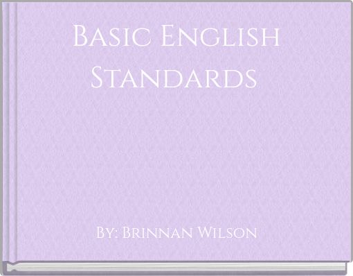 Basic English Standards