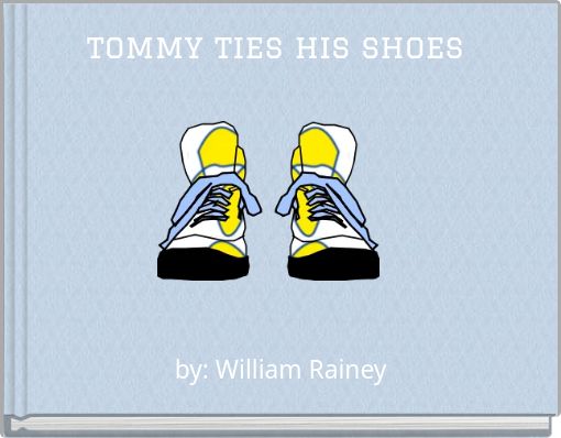 Front cover of 'tommy ties his shoes' 