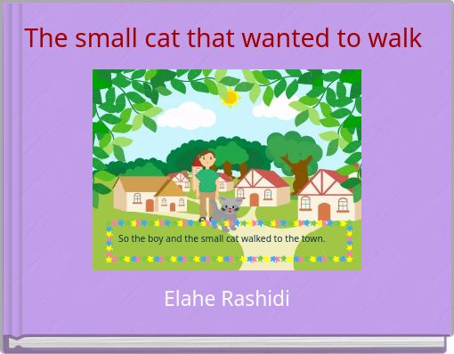 The small cat that wanted to walk