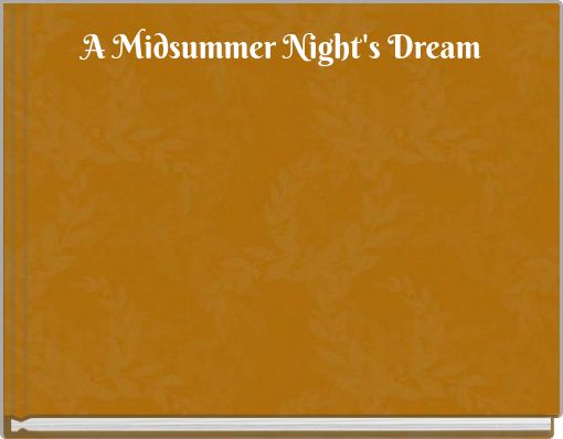 Front cover of 'A Midsummer Night's Dream' 