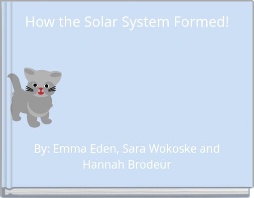 Front cover of 'How the Solar System Formed!' 