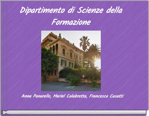 Dipartimento di Scienze della Formazione
